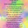 Personalised Romantic Wedding Anniversary Card (Soulmate