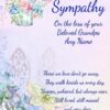 Personalised Sympathy Bereavement Card (Deepest Sympathy