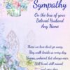 Personalised Sympathy Bereavement Card (Deepest Sympathy