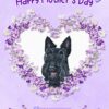 Scottish Terrier Dog Mothers Day Card (Happy Mothers