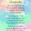 Thank You Poem Verse Card For Grandmother