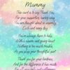 Thank You Poem Verse Card For Mammy