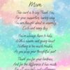 Thank You Poem Verse Card For Mom