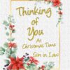 Thinking of You at Christmas Card For Son in Law