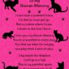 from The Cat Verse Poem Birthday Card (Cerise