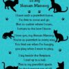 from The Cat Verse Poem Birthday Card (Turquoise
