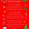 from The Grandkids Christmas Verse Poem Greeting Card (Special Grandpa)