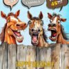 Boyfriend 45th Birthday Card (Funny Laughing Horse Humour) - 45 99