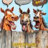 Mum 90th Birthday Card (Funny Laughing Horse Humour) - 90 58