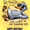 Cousin Birthday Card (Funny Duck Quote Humour) - cousin
