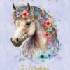 Floral Horse Mothers Day Card for Gran - gran 3