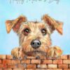 Lakeland Terrier Dog Mothers Day Art Card for Mammy - mammy 67