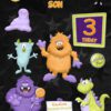 Son 3rd Kids Birthday Card (Monsters Cartoon) - son203 1